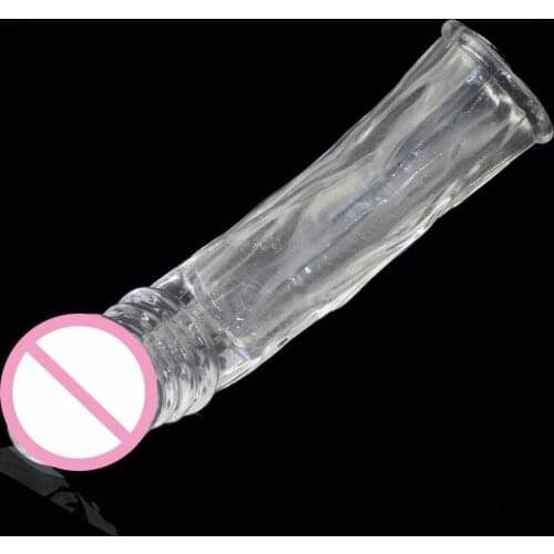 Glans silicone reusable condoms male penis extend lasting dick ring extension sleeves couples sex toys for men Lover game