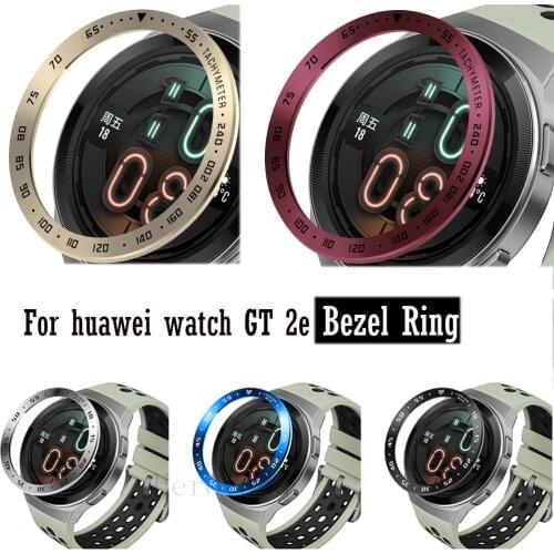 Steel Bezel Ring Metal Cover For Huawei Watch GT 2e Strap Adhesive Case Frame Protection Smart Watch gt 2e Accessories new Hot