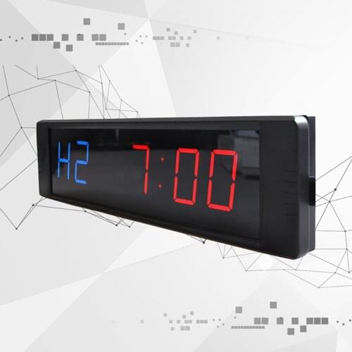 [GANXIN] LED garage timer Boxing GYM Crossfit tabata EMOM interval Programmable Countdown/UP stopwatch Real time clock