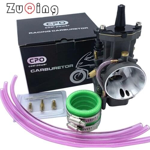 Universal PWK 28 30 32 34mm 2T 4T Motorcycle Carburetor With Power Jet for Mikuni Koso for ATV Suzuki Yamaha Honda