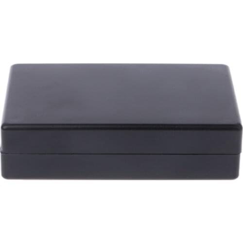 High Quality New 125x80x32mm Black Waterproof Box Electronic Project Instrument Case Connector