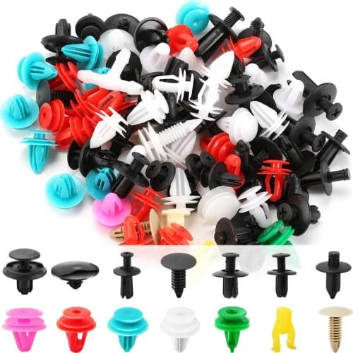100pcs Universal Mixed Clips For Hyundai Solaris Accent I30 IX35 Tucson Elantra Santa Fe Getz I20 Sonata 8