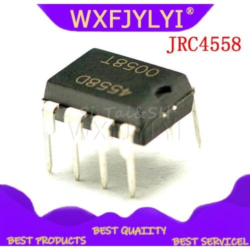 20PCS JRC4558 JRC4558D 4558 4558D SOP-8 DIP8