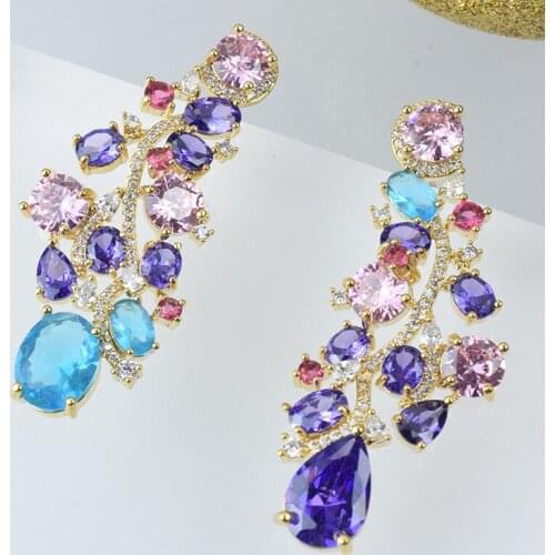 2021 new product, S925 pure silver earrings, popular jewelry, high-end womens Earrings dance, fashionable temperament