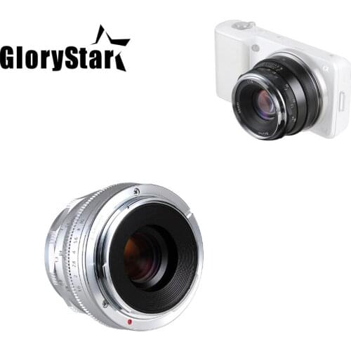 35mm F 1.6 Manual Focus MF Prime Lens for For Sony E-mount Mirrorless Camera A6500 A6000 A5100 A5000 NEX765 F3K 5KNACTR A7 SR II