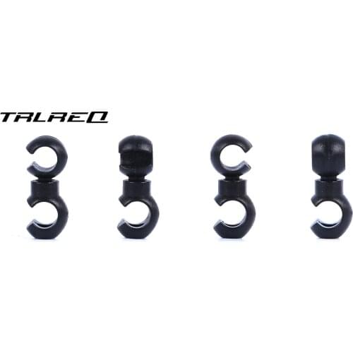 4pcs Rotating Bike Bicycle Cycling Cable Cross S-Hooks For Road Mountain Bicycle Bike Cable Housing Hose Rotating Bike Parts