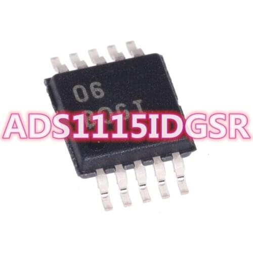 5piece-10piece/LOT ADS1115IDGSR ADS1115IDGS ADS1115 BOGI B0GI MSOP-10 16-bit ADC analog-to-digital converter chip Free shipping