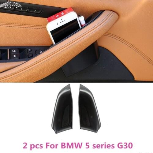 For BMW 5 Series G30 G38 528/530/540Li 2017 18 Car Front Door Handle Box Phone Holder Card Bag Storage Accessories Car styling