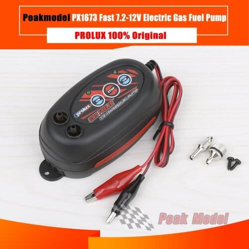 Prolux PX1673 Fast Fueller 7.2-12V Electric Gas Fuel Pump for Gasoline Engine and Nitro Engine