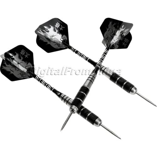 Gohantee High Quality 22g 3pcs/Set Steel Needle Tip Darts Professional Tungsten Darts With Dart Flights For Standard Board Games