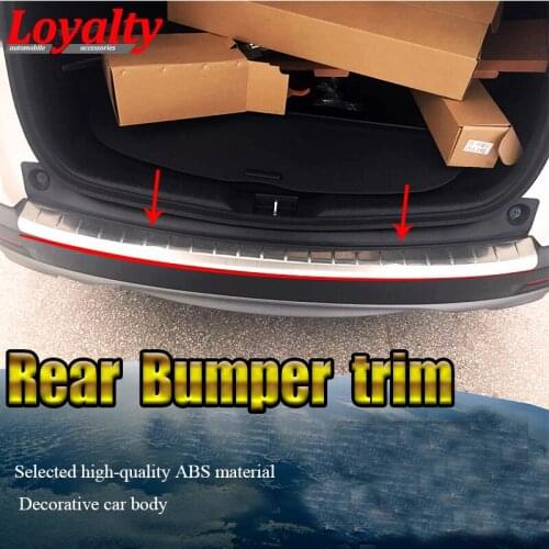 Loyalty for Toyota RAV4 2016 2017 Inner Rear Bumper Trunk Guard Board Stainless Steel Car Accessories