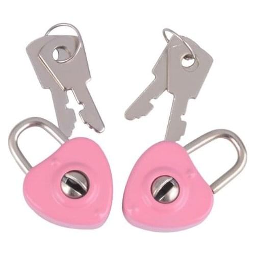 Mini Padlocks Key Lock With key Luggage lock for Zipper Bag Backpack Handbag Drawer Cabinet /Tiny Craft Diary/Toy/Box