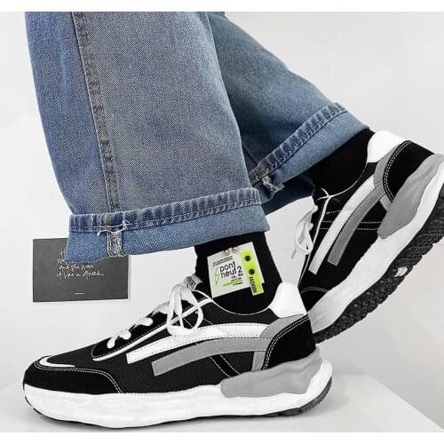 Men Sneakers Men Casual Shoes Brand Men Shoes Male Mesh Flats Plus Loafers Breathable Slip Zapatillas Hombre