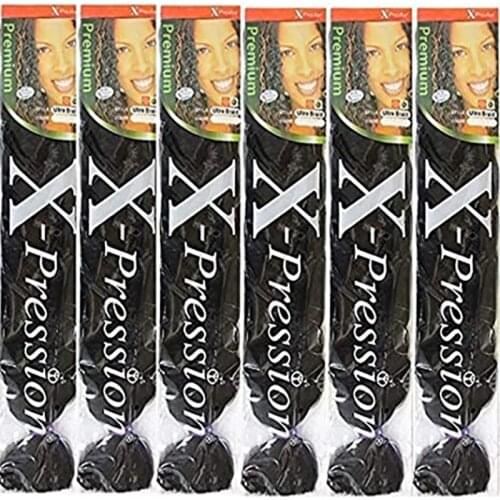 Synthetic Crochet Hair Extensions Jumbo Braiding Hair Pre Stretched Wholesale 82 Inch 165g Xpression For Black Box Twist Braids
