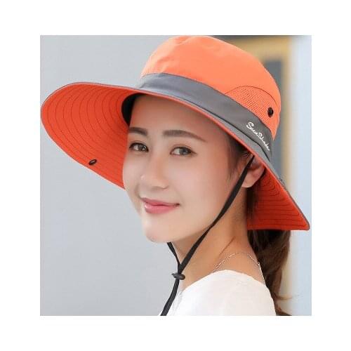 Outdoors Sun Hat You Lovers Fisherman Woman Foldable Sun Hat Summer Sunscreen Ride A Bike Tourism Mountaineering