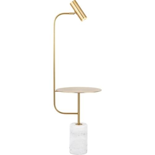 Nordic modern minimalist floor lamp bedroom bedside lamp duplex floor living room soft outfit lamp