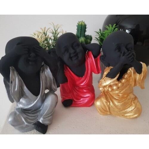 Modern Never Seen Heard Of Don 'T Know Triple Baby Figurine trinket baratija حلية орнаментальный