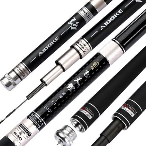 High Carbon Taiwan Fishing Pole Ultra-light and Ultra-hard Carp Fishing Rod 28 Tonalty Hand Olta 5.4m 6.3 M Pesca Fishing Tackle