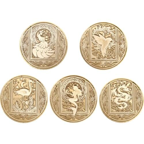 Star Animal Sealing Wax Stamp Head DIY Scrapbooking Wedding Invitations Photo Album Dedicated Seal Stamp Replace Head