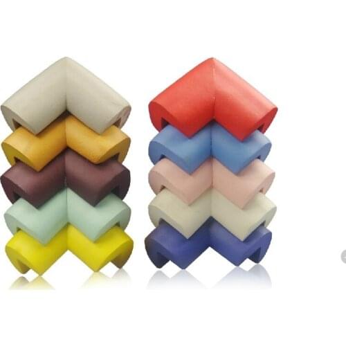 High Quality 10 pcs/ lot Soft Baby Safe Corner Protector Baby Kids Table Desk Corner Guard Children Safety Edge Guard Wholesale