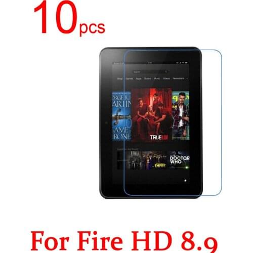 10pcs Ultra Clear/Matte/Nano anti-Explosion LCD Screen Protector Film Cover For Amazon Kindle Fire HD 8.9 10 2015 Protective
