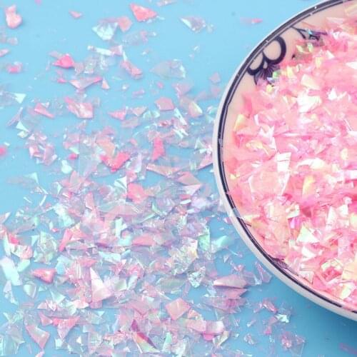 20g Irregular Shell Paper Sequin DIY Nail Flakies Colorful Paillette Glitter Nails Art Sequins for Crafts Decoration Accessories