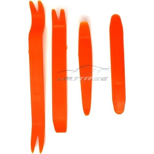 4pcs/set Car Radio Door Clip Remover Removal Puller Pry Tool Car Door Panel Trim Upholstery Retaining Clip Plier Tool For all th