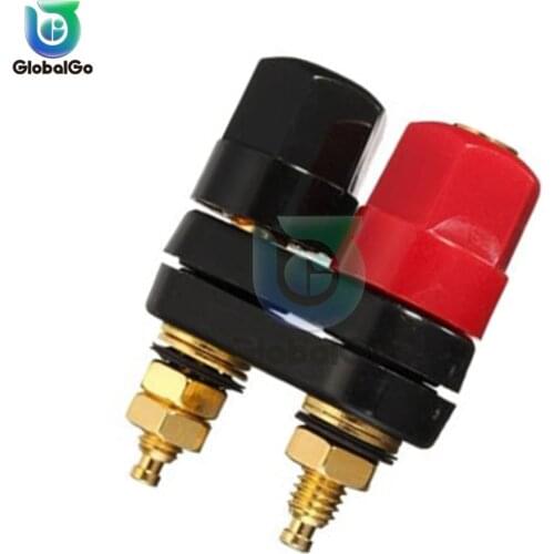 5pcs/Lot Banana plugs Couple Terminals Red Black Connector Amplifier Terminal Binding Post Banana Speaker Plug Jack