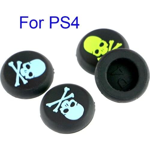 500pcs Skull Thumb Stick Grips Cap Gamepad Joystick Cover Case For Sony PlayStation 4 PS3 PS4 Xbox One 360 Controller ThumbStick