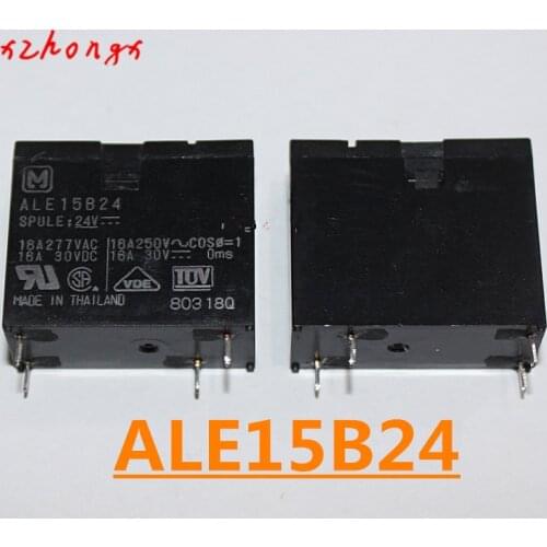 ALE15B05 ALE15B09 ALE15B12 ALE15B24 4PINS 16A 5VDC 9VDC 12VDC 24VDC Power Relay
