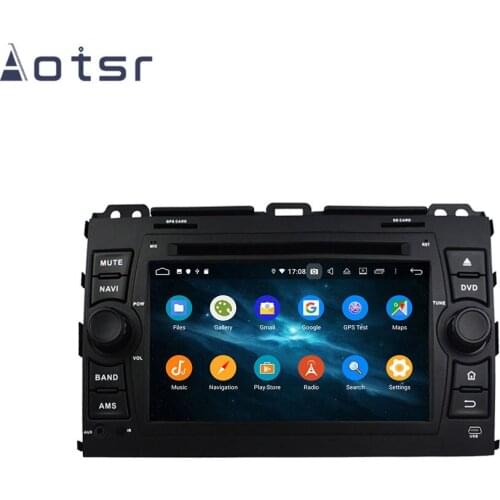 AOTSR Android 9.0 GPS Navigation Car Radio Player For Toyota Prado 2006-2010 Multimedia Player Head Unit Tape Recorder Stereo