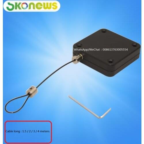 50 x htc vive automatic pull box holder Mobile Dummy Security Display Retractable recoiler for cellphone Retail Store Anti-theft