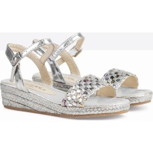 Sandals with wedge for girl Strawberries by Coons