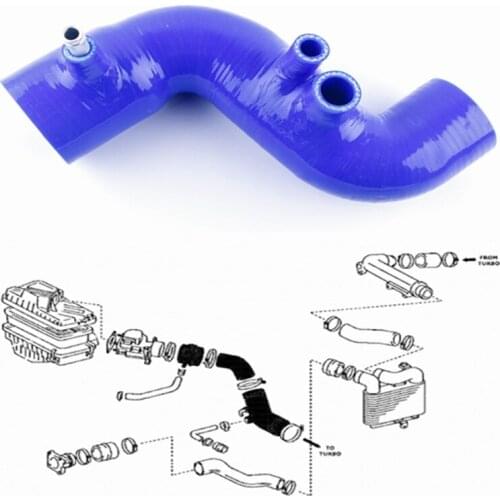FOR Toyota MR2 MK2 Turbo Rev1-2 Silicone Air Intake Hose Induction