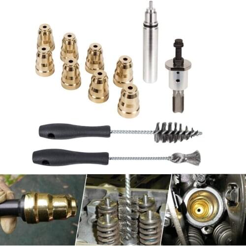 Injector Sleeve Cup Removal Installation Tool Cleaning Brush Kit Fit for Ford 1994-2003 Powerstroke 7.3L and Navistar