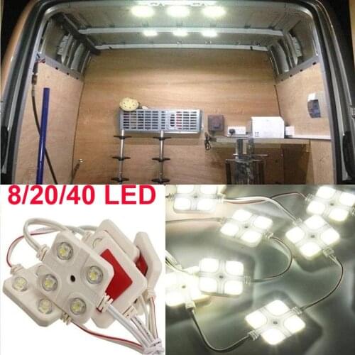 10*4Led Interior Lights Kit For Trailer Lorries Sprinter Ducato Transit,Car Roof Light Kit Van Interior Ceiling Light