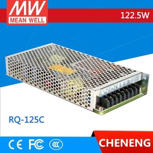 MEAN WELL original RQ-125C +5V 10A +15V 4A -5V 1A -15V 0.5A 122.5W 4 Channel Quad Output Switching Power Supply