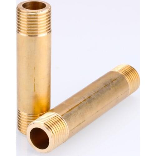 Copper External Wire Direct G1/2 BSP Male Thread Extension Tube Copper Tube External Tooth Thread Copper Joint Accessories