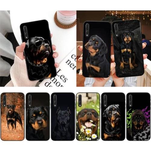 Zororong Cute Rottweiler Dog Phone Case For Xiaomi 9 10 11 PRO LITE Redmi NOTE 7 8 9 A PRO K20 30 PRO