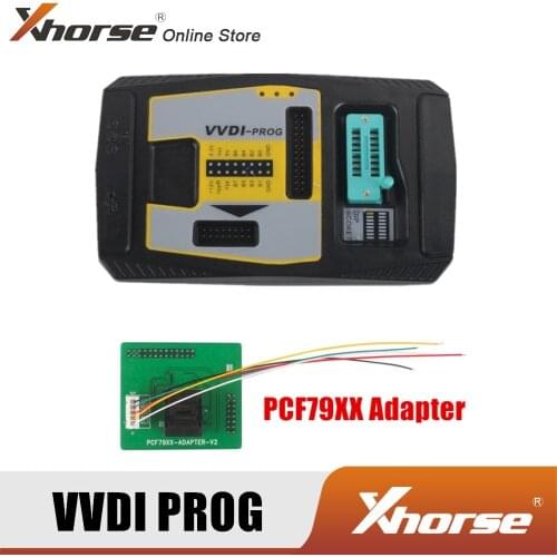 Xhorse VVDI PROG Programmer V4.9.9 VVDI PROG with PCF79XX Adapter High-speed USB Communication Interface Smart Operation Mode