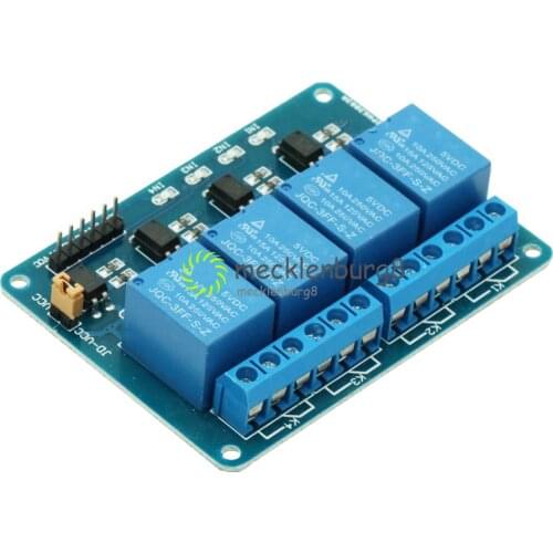 5V to 4-Channel Relay Module 4-Channel Relay Control Panel for Arduino with optocoupler Relay Output 4 way Relays with LED Indic