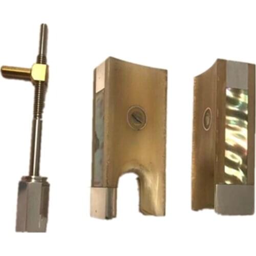 High quality 3pcs violin bow frog 4/4 silver mount