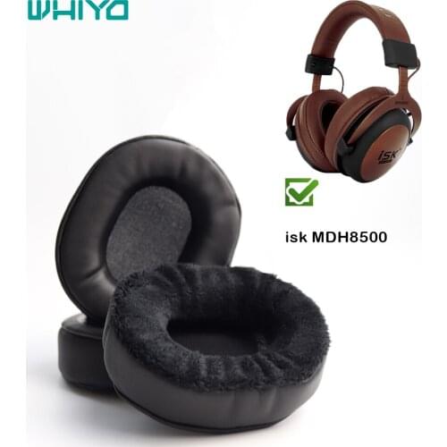 Whiyo Replacement Velvet Ear Pads for isk MDH8500 MDH 8500 MDH-8500 Headset Parts Earmuff Cover Cushion Pillow