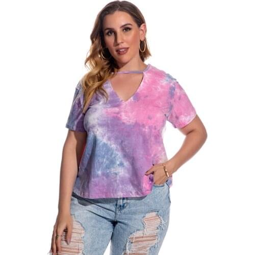 TUHAO 2021 Summer Plus Size 4XL 3XL Womens Loral Printing Cold Top and Blouses Fashion Ladies Large Size Womens Blouse Tops