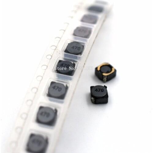 10PCS/LOT CDRH4D28 SMD Power Inductor 47uH 47uh 470 Shielded Inductor 5*5*3mm Inductance