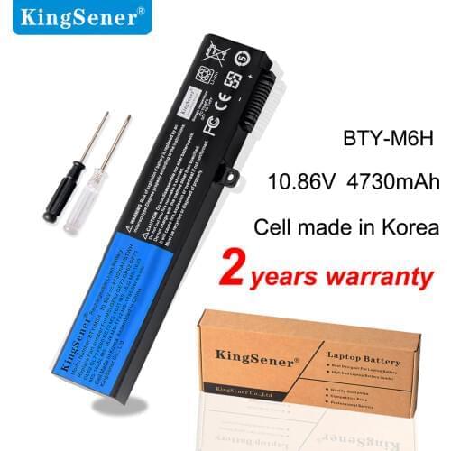KingSener BTY-M6H Laptop Battery For MSI GE62 GE72 GP62 GP72 GL62 GL72 GP62VR GP72VR PE60 PE70 MS-16J2 MS-16J3 MS-1792 MS-1795