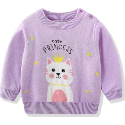 Baby Kids Boy Long Sleeve Cartoon Printing Knit Sweater Autumn Winter Baby Kids Boy Pullover Sweaters Childrens Clothes