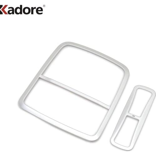 For Honda CRV CR-V 2017 2018 2019 ABS Matte Car Interior Accessories Rear Reading Light Lamp Panel Cover Trim Frame Stickers