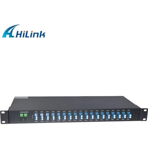 Use in pairs)! Optical WDM System CWDM 18CH Mux Demux Dual Fiber 19'1U rack multiplexer