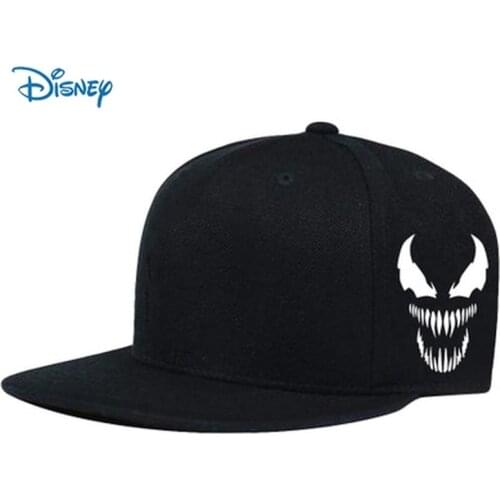 Disney Marvel Hat Venom Embroidered Hip Hop cap cotton Snapback Hat Gorras For Men Women Casual Baseball caps sun hats Casquette